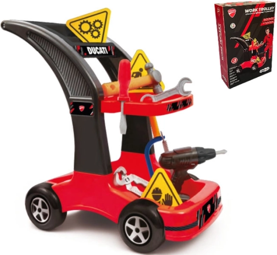 Ducati kinderreparatieset met kar, 30 delen