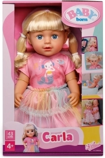 BABY born pop Carla met kappersaccessoires, 43 cm