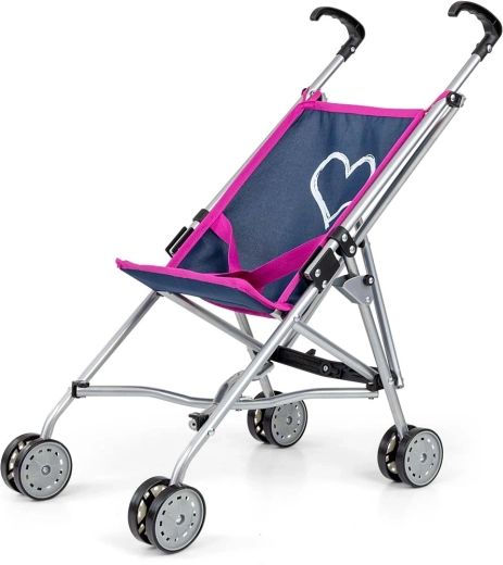 Milly Mally poppenwagen Julia Prestige Navy