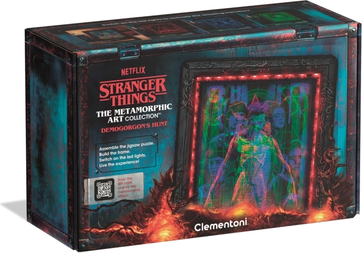 Lichtgevend metamorfosepuzzel Stranger Things: Jacht op de Demogorgon 520 stukjes