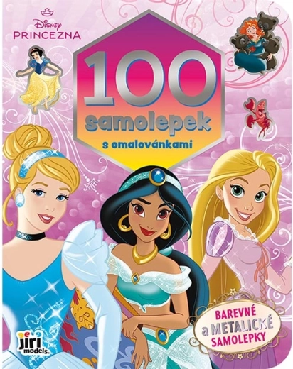 Disney Prinsessen: kleurplaten met meer dan 100 stickers