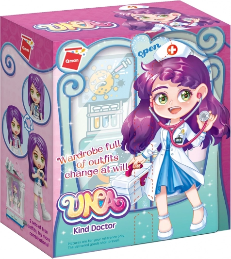 QMAN UNA Series kledingkast – dokterspeelset voor kinderen