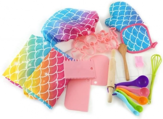 Plejo kinderset om te bakken met regenboogmotief