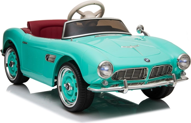 Elektrische kinderauto BMW Retro, lichtblauw