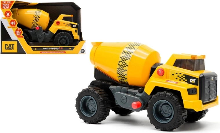 CAT betonmixer met realistische geluiden en lichtjes