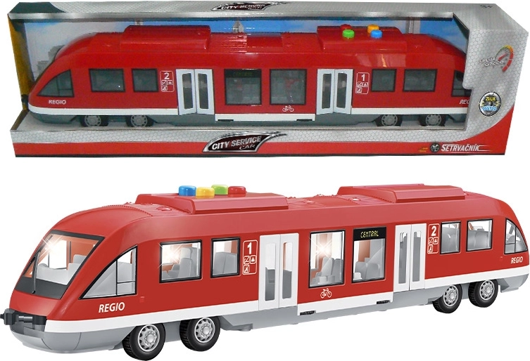 Interactieve trein met geluids- en lichteffecten