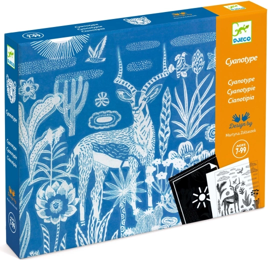 Djeco knutselset met fotopapier Nacht op de savanne