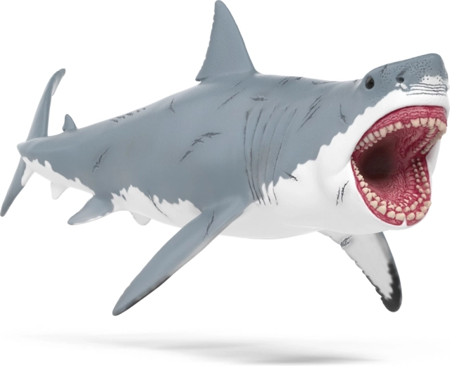 Megalodon-haaienfiguur – realistische zeeroofdier voor kinderen