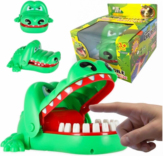 Behendigheidsspel Krokodil bij de tandarts
