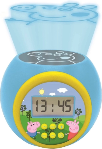 Kinderwekker Peppa Pig met projector