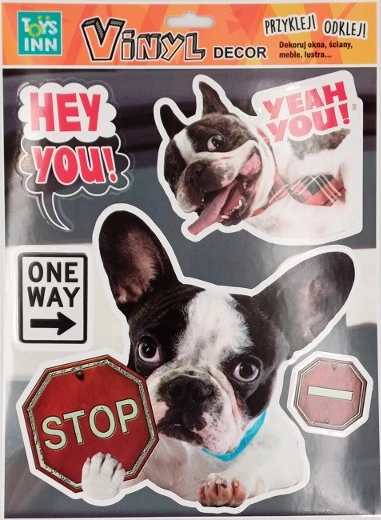 Vinyl stickers Hond Stop