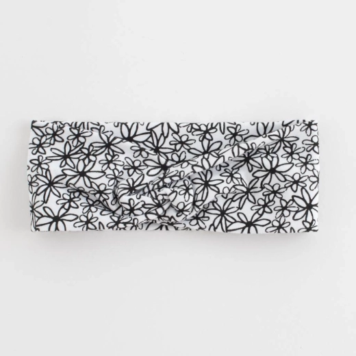 Katoenen baby haarband New Baby Be Happy (0–3 maanden)