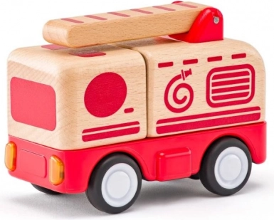 Brandweerwagen met verlichting en signaal