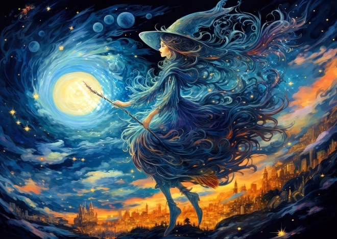 Puzzel Nacht van de Heksen 1000 stukjes