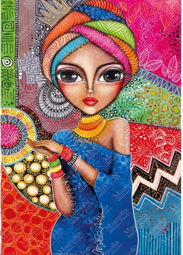 Puzzel brunette 1000 stukjes MAGNOLIA