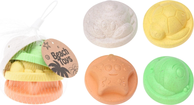 Zandvormpjes Zee dieren – set van 4 stuks