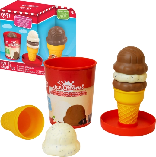 Casdon Algida speelset – ijs in een bekertje (vanille en chocolade)