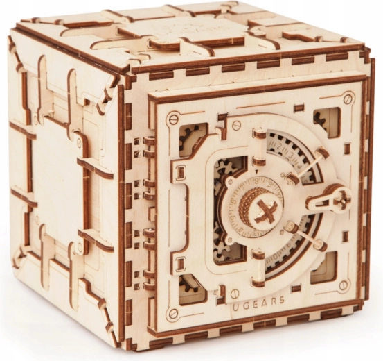 Houten mechanische kluis UGEARS – 3D-puzzel 179 stukjes