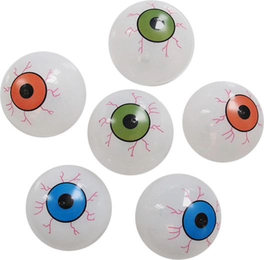 Stuiterbal oogbol 105 mm met LED-lichten