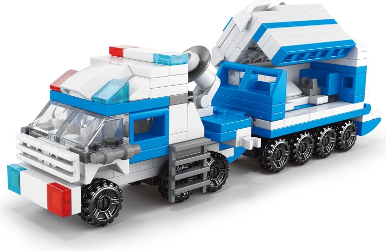 Politiespeelset – 12 voertuigen voor kinderen