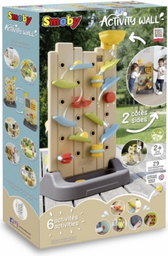Smoby actieve dubbelzijdige speelmuur voor kinderen