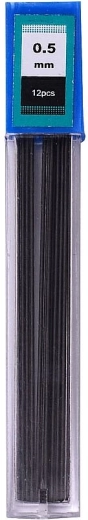Vullingen voor mechanische potloden HB 0,5 mm CONCORDE, 12 stuks