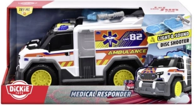 Dickie Toys Ambulance wit 30 cm