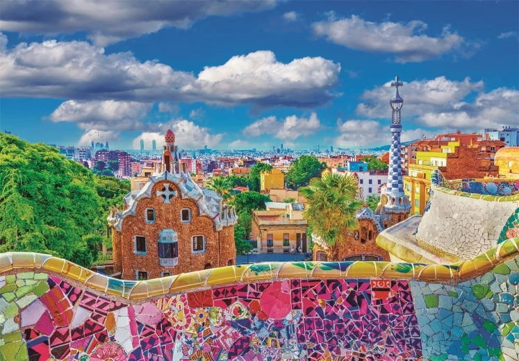 Puzzel CLEMENTONI Park Güell Barcelona 1000 stukjes