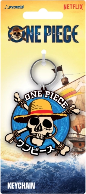 Rubberen sleutelhanger One Piece