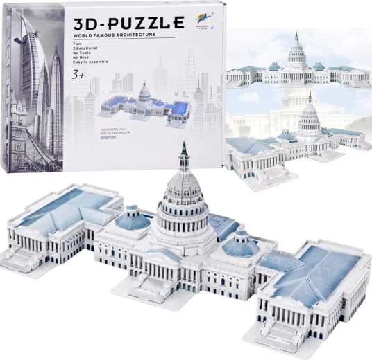 3D Puzzel Capitool VS 132 stukjes