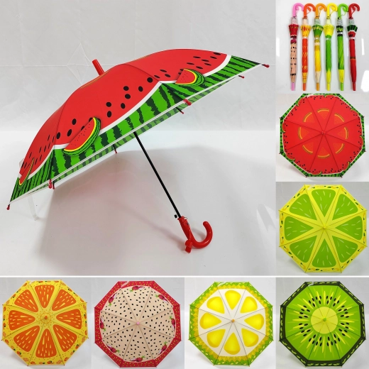 Paraplu met fruitpatronen 50 cm