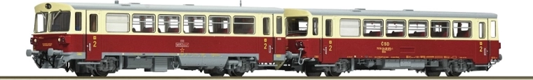 Roco dieseltreinstel M 152 0059 met bijwagen Blm ČSD (TT)