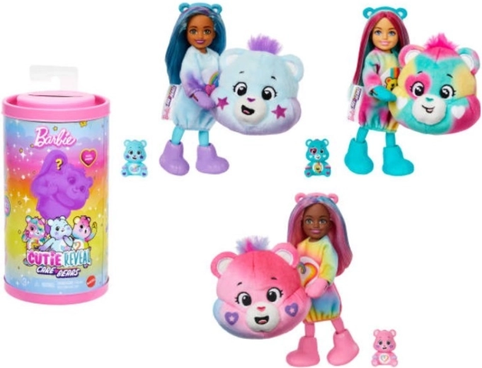 Barbie Cutie Reveal Chelsea x CARE BEARS – verrassing met mini beertje
