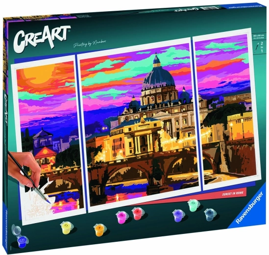 Ravensburger CreArt panorama – Rome schilderen op nummer