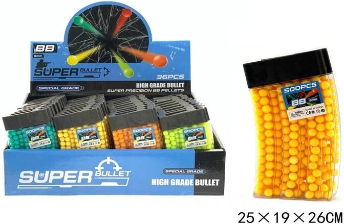 Balletjes voor een kinder speelgoedpistool - 1 stuk