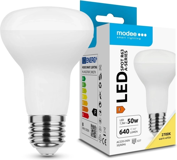 LED-spotlamp Modee R63 7,3 W E27 640 lm warm wit