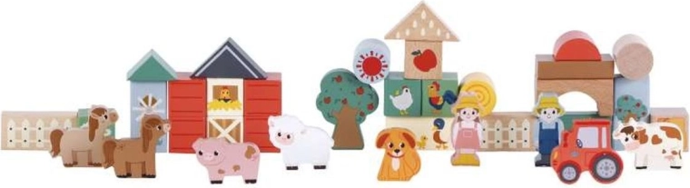 FREEON Free2Play houten boerderijblokken 36 stuks