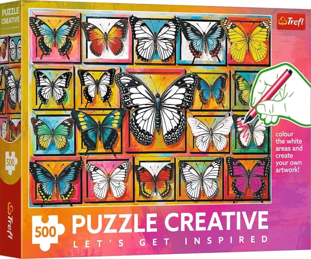 Trefl puzzel Creative verzameling vlinders 500 stukjes