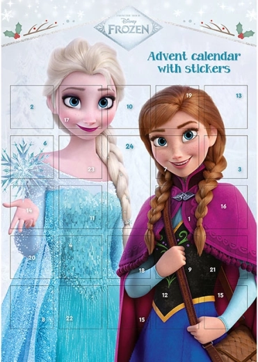 Adventskalender met stickers Frozen