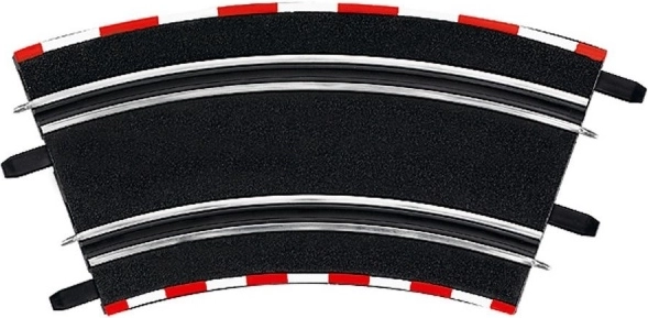 Overhellende bocht 2/45 (4 stuks) voor Carrera GO, GO Plus en Digital 143 racebanen