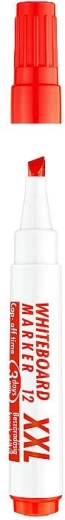 ICO whiteboardmarker met afgeschuinde punt, rood