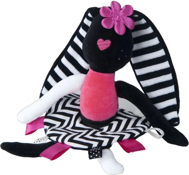 Sensorische pluchen konijntje voor baby’s