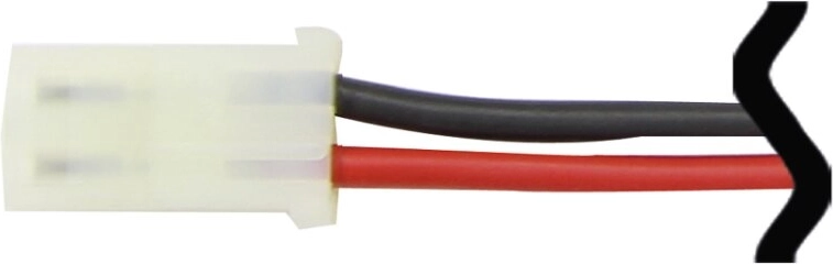 JAMARA verbindingskabel met AMP-connector, 1,5 mm², 18 cm