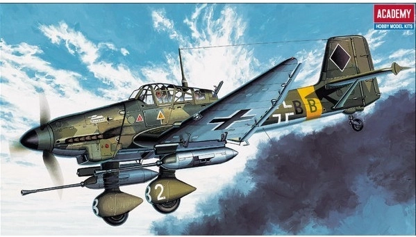 Modelvliegtuig Ju-87G Stuka van ACADEMY