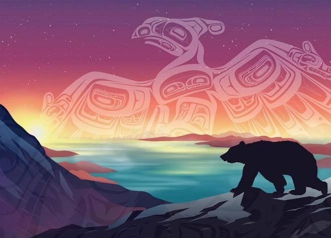 Cobble Hill Puzzel Stormvogel en Beer 500 stukjes