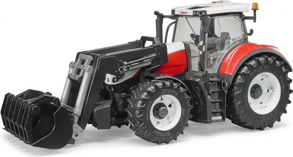 Bruder tractor Steyr Terrus CVT met voorlader