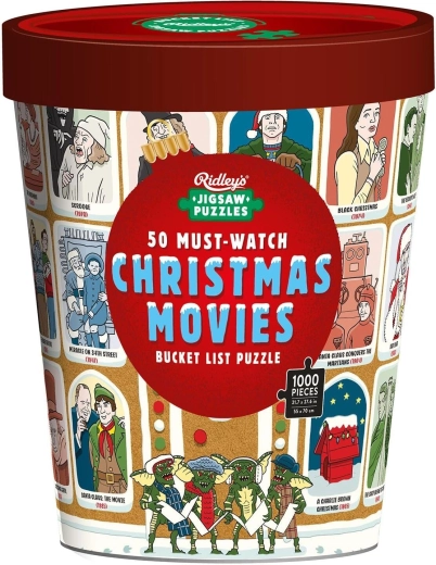 Ridley's Games Puzzle Bucket List: 50 kerstfilms die je gezien moet hebben, 1000 stukjes