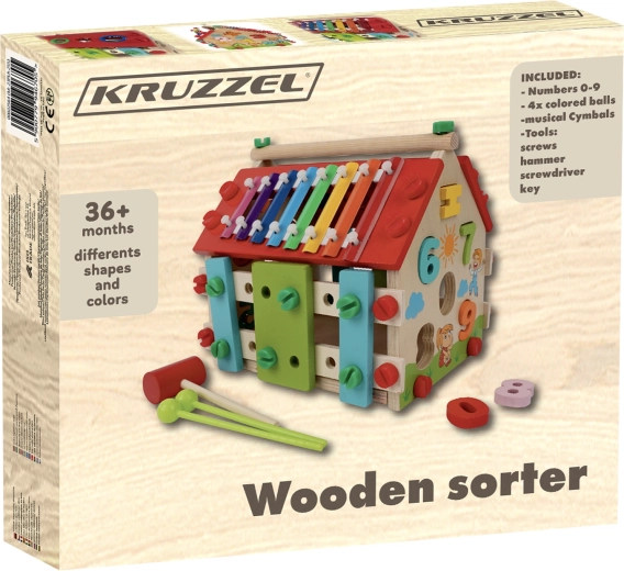 Houten educatief huisje Kruzzel