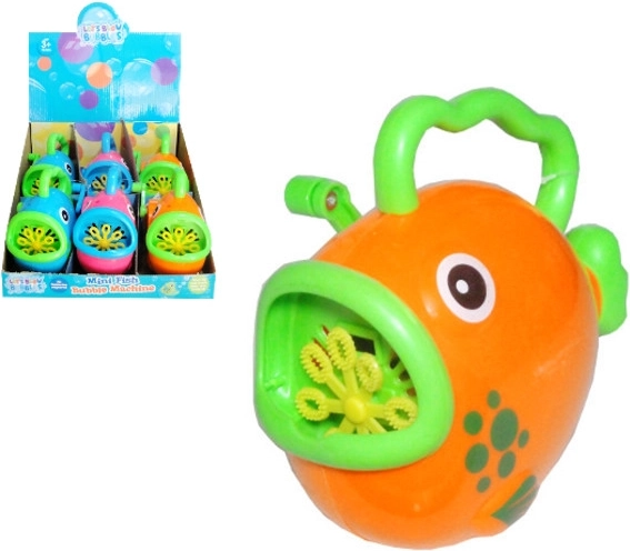 Bellenblaasset – plastic visje met slinger