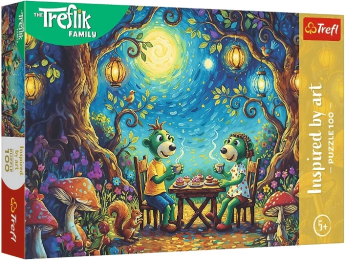 Trefl puzzel 100 stukjes Inspired by Art – Ontmoeting in het café